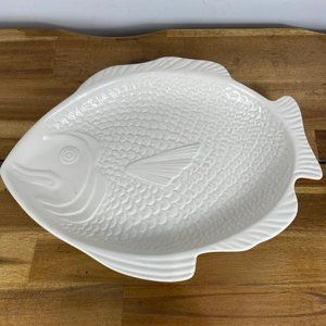 Vintage Whittier Pottery of California-White Fish